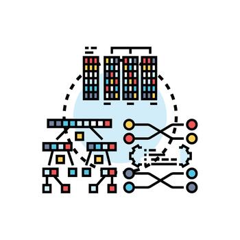 biblioteca clasificación formas sistema organizando complejo datos estructura multiestilo vector