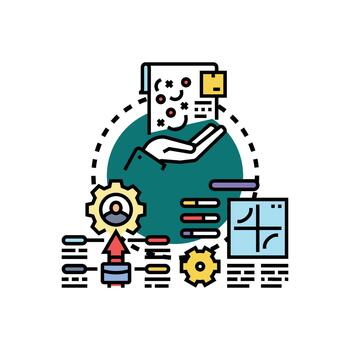 rango codificación proyecto planificación edición desarrollo proceso diseño vector