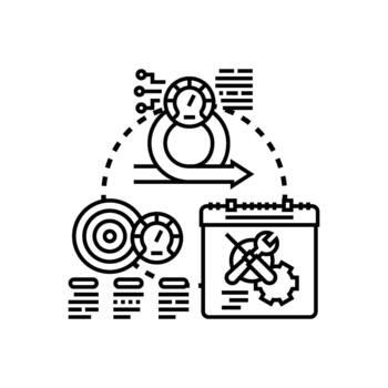 mejorado tarea actuación flujo de trabajo mejoramiento concepto simplificado vector