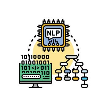 natural idioma Procesando máquina aprendizaje algoritmo desarrollo variedad vector