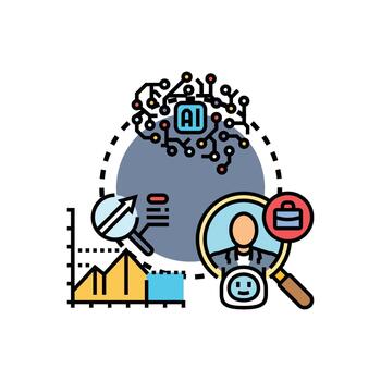 artificial inteligencia datos modelado y análisis desarrollo vector
