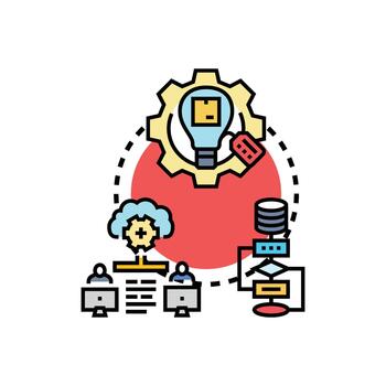 forms Cloud based product iteration development process vector