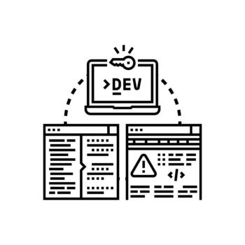 Developer variations locating bugs software code debugging vector
