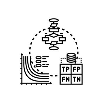 Identifying errors step by variants step data analysis processes vector