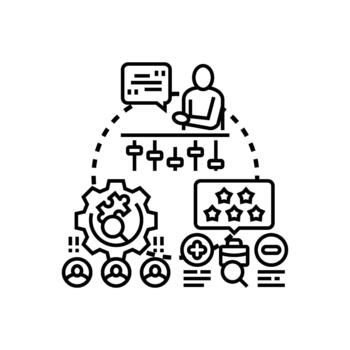 Ongoing pack competency building skill development process vector