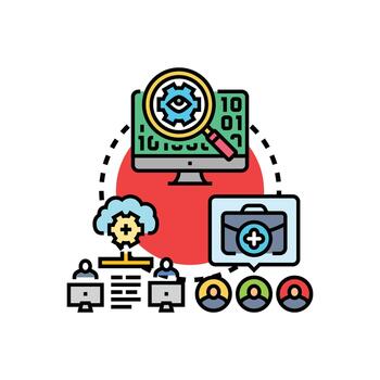 clean Collaborative open source software development package vector