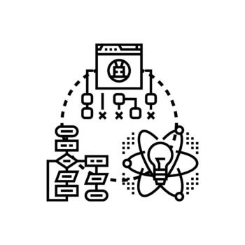 reglas establecido sistema lógica Ingenieria para. artificial inteligencia vector