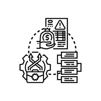 optimizando contenido edición flujo de trabajo pasos y proceso vector