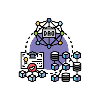 blockchain establecido fuente controlar sistema desarrollando innovador software vector