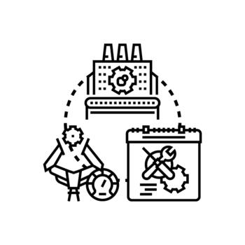 objeto orientado programación desarrollo icono concepto vector