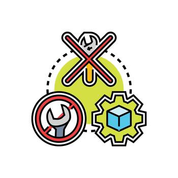 paquete No código solicitud constructor plataforma creando software desarrollo solución vector