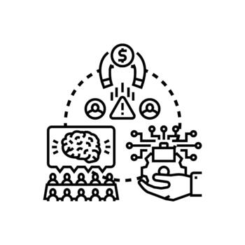 Tech startup development range lifecycle process concept vector