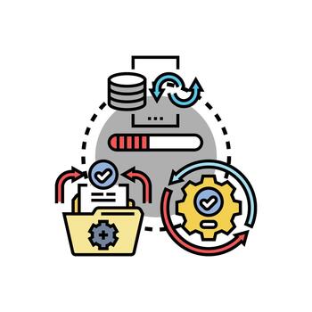 proceso ejecución integridad asegurando datos validación flujo de trabajo vector