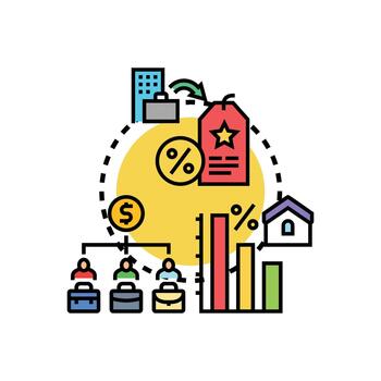 Chosen looks pay reductions concept employee salary decrease vector