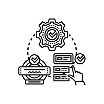 Quality assured code review process for software development vector