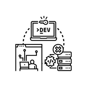 depuración conjunto de estilos software código fijación computadora sistema errores vector