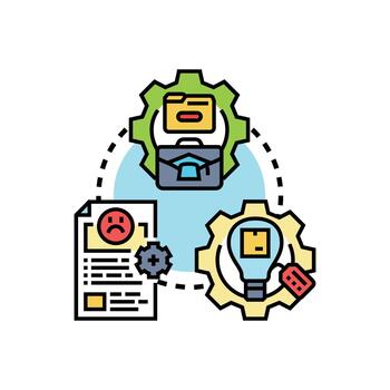 flujo de trabajo problema resolviendo negocio variantes proceso desarrollo vector