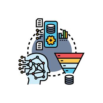 grande datos sistema flujo de trabajo diagrama rango Procesando información vector