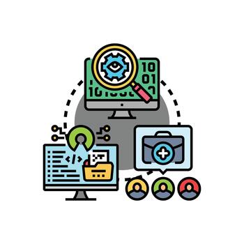 Open forms source software community development creating solutions vector