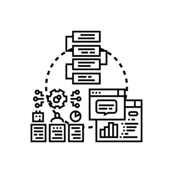 paquete múltiple tarea ejecución pasos con negocio flujo de trabajo proceso vector
