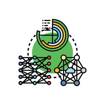 red inteligencia concepto edición desarrollando inteligente sistemas estilos vector