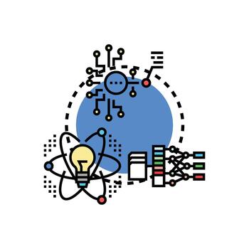 artificial inteligencia modelo aprendizaje conjunto de estilos datos moderno Procesando vector