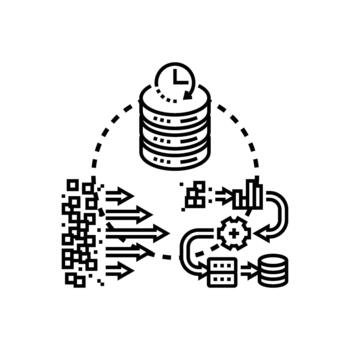 Data streaming series workflow processing analyzing information vector