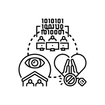 diversity Collaborative code ancestry illustrating software development process vector