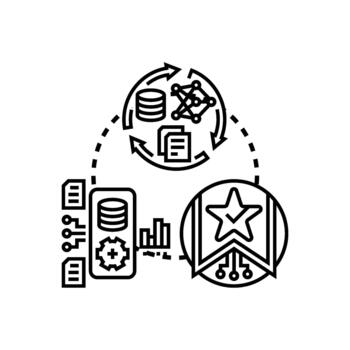 edición personalizado datos ai formación desarrollando máquina aprendizaje algoritmos vector