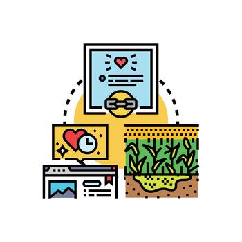 Derived content development process. concept vector