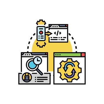 Lightweight browser based application development designs optimization vector
