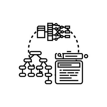 aprendizaje atajos conceptualizando eficiente conceptos datos Procesando estilos vector