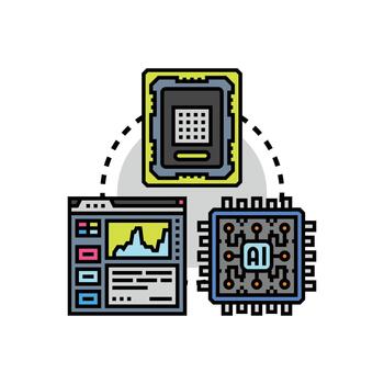 Cpu core processing artificial intelligence data analytics minimal vector