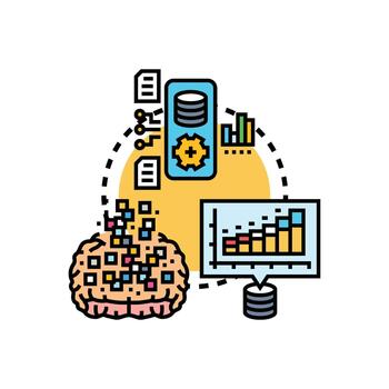diversity Data stream concept visualizing information processing designs analysis vector