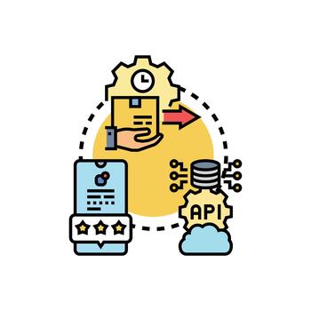 Processing forms customer facing multipack services layer interaction concept vector