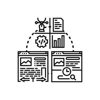 web mínimo contenido administración sistema desarrollando optimizando proceso vector