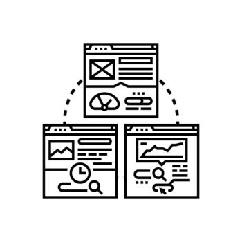 forms Optimizing website loading speed performance styles concept vector