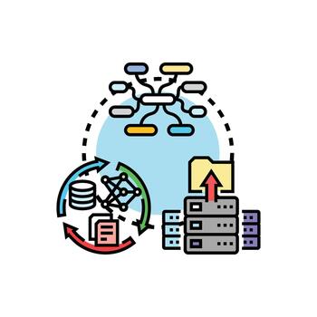 conjunto de estilos sin codificar conocimiento base concepto datos Procesando vector