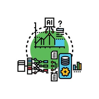 Artificial intelligence processing data styleset developing simplified logic models vector