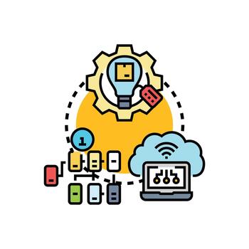 objeto orientado conceptos diseño principios conjunto software desarrollo vector