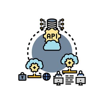 nube a nube informática estrategia implementar datos integración conjunto de estilos arquitectura vector