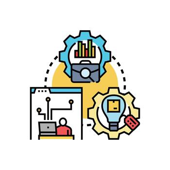 software desarrollo operaciones ciclo vital proceso conjunto administración concepto vector