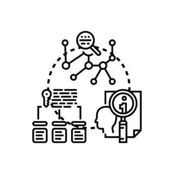 Information discovery process finding forms knowledge data concept vector
