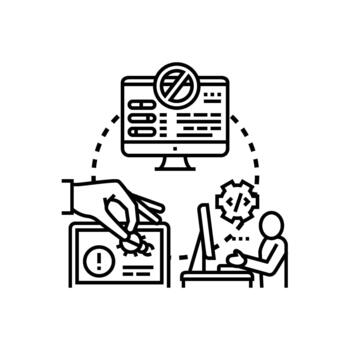 software error fijación formas depuración programación proceso vector