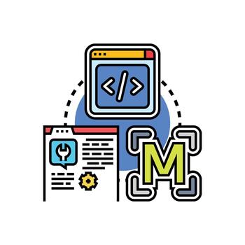 usuario específico configuración ajuste programa simplificado tipos personalización vector