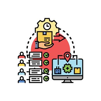 forms Responsive continuous delivery model software development vector