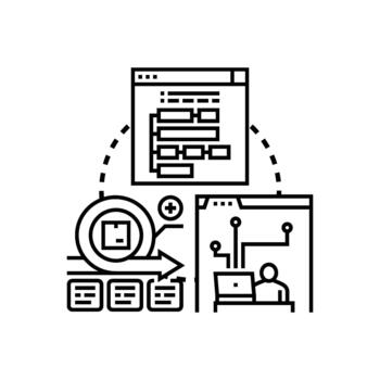 programación diseño principios suave simplificado desarrollo flujo de trabajo vector
