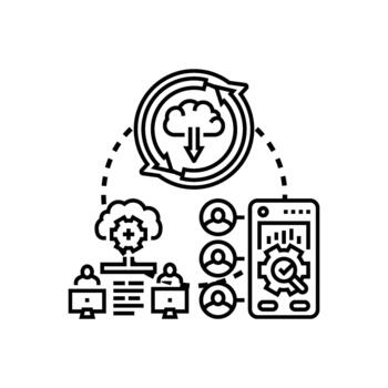 End variety user application layer developing designs software system vector