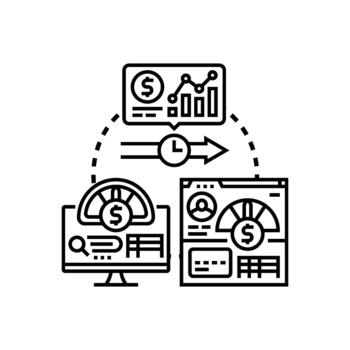 financiero analítica función creando proceso datos mezcla análisis vector