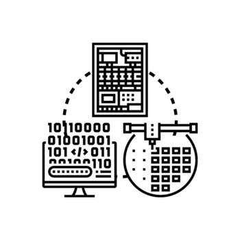 Digital forms build embedded control set processing system vector